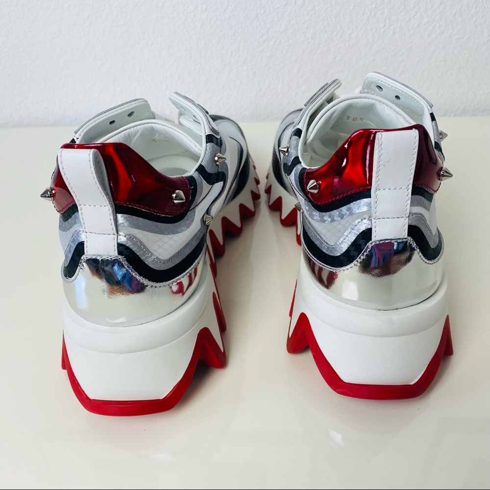 Christian Louboutin Sharkina Spike Low Top Sneaker - Picture 5 of 9
